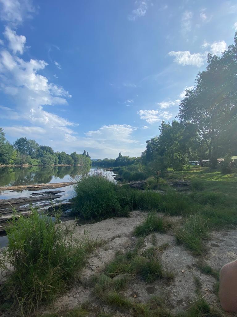 wandelen langs de Lot, camping le clos bouyssac
