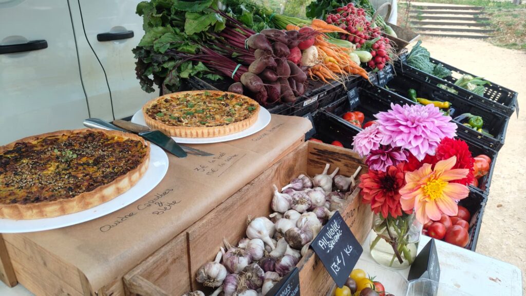 Marché, Lacapelle Cabanac, Jardin de la symbiose, lokale markten, camping le clos bouyssac, 2026