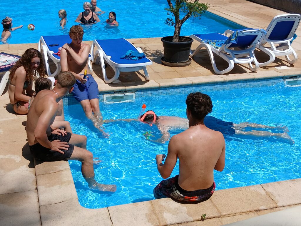 Zwembad camping le clos bouyssac, zwemplezier